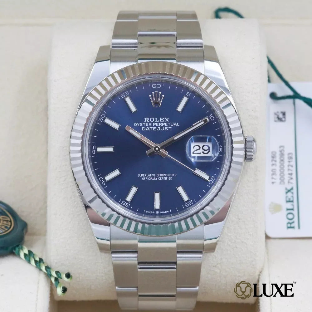 Rolex Datejust Blue Oyster