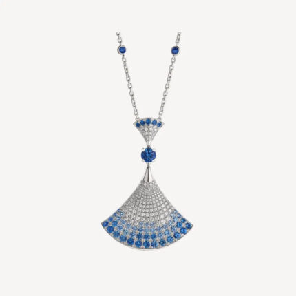 DREAM NECKLACE AGATE SILVER DIAMOND - Silver - Necklaces