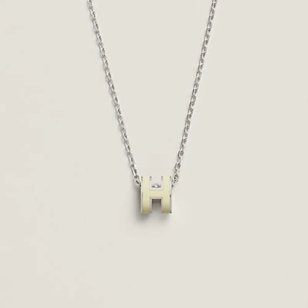 hm-clic-yellow-enamel-gold-necklace-necklaces-656 HM CLIC YELLOW ENAMEL GOLD NECKLACE - Necklaces