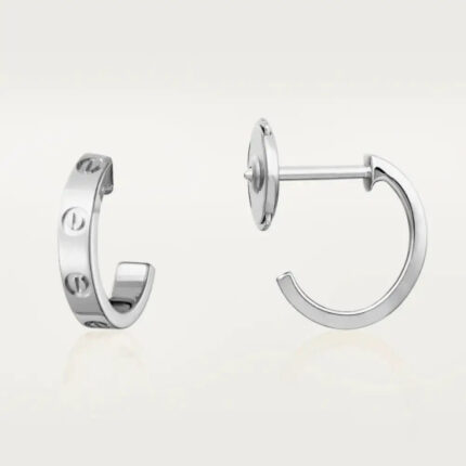 LOVE EARRINGS 2.65MM SILVER - Earrings