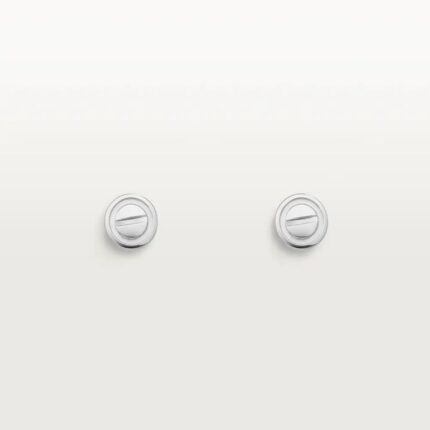 LOVE EARRINGS SILVER 10MM - Silver - Earrings