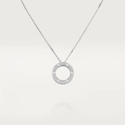 LOVE NECKLACE ADJUSTABLE SILVER - Necklaces