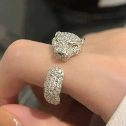 PANTHERE 5.5MM ALL DIAMOND RING - Rings
