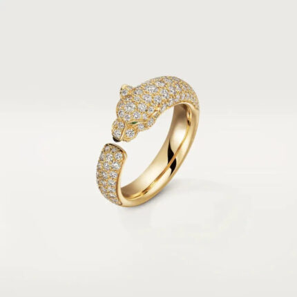 PANTHERE PINK GOLD DIAMOND RING - Rings